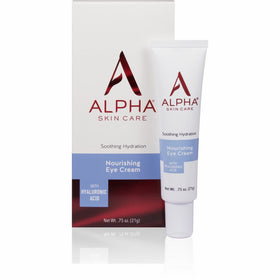 Alpha Skin Care - Nourishing Eye Cream, with Hyaluronic Acid, Soothing Hydration for Radiant Skin| Fragrance-Free and Paraben-Free| 0.75 Ounce (Packaging May Vary)