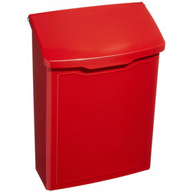 Architectural Mailboxes 2681R Marina Wall Mount Mailbox Red Marina Wall Mount Mailbox, Small