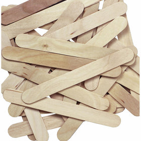 Pacon Jumbo Natural Craft Sticks,100 pieces per pack