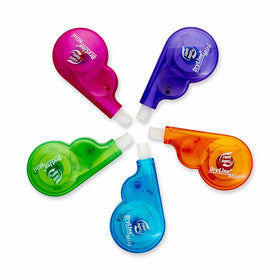 Paper Mate Liquid Paper DryLine Mini Correction Tape, Assorted Colors, 5 Count