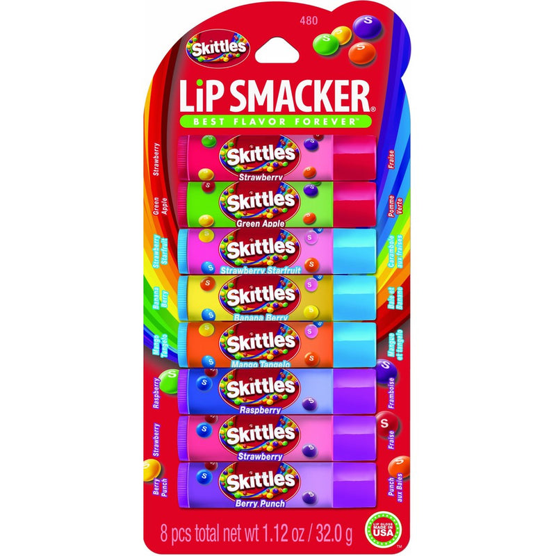 Lip Smacker Skittles Party Pack, 8 count