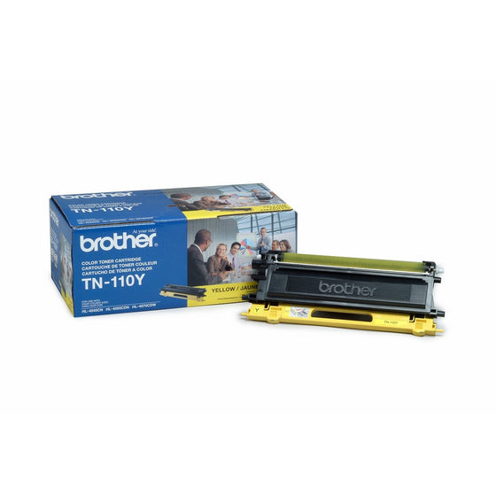 Brother TN-110Y Toner Cartridge, Yellow