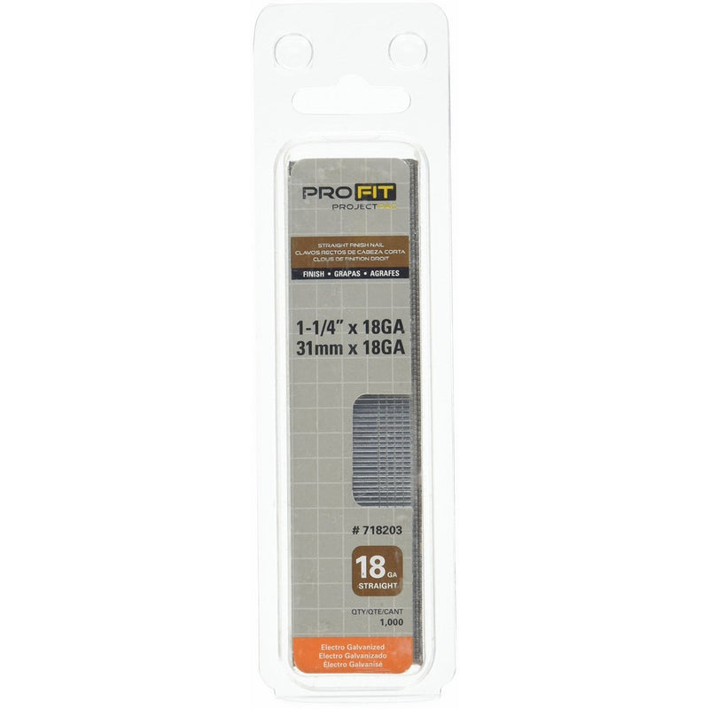 NATIONAL NAIL 718203 1K 1-1/4 18GA Brad Nail