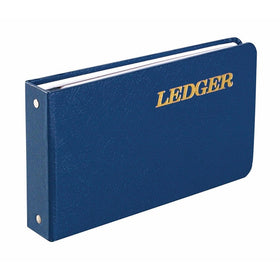 Wilson Jones Ring Ledger Outfit, Bookkeeping System with Ring Binder, Ledger Sheets, and A-Z Indexes (W0203-58BLA)