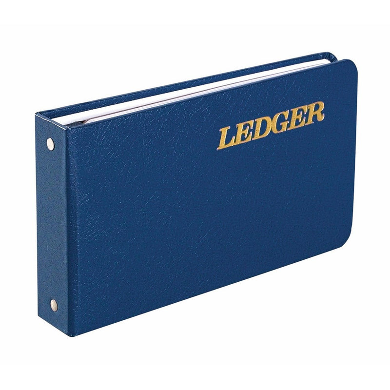 Wilson Jones Ring Ledger Outfit, Bookkeeping System with Ring Binder, Ledger Sheets, and A-Z Indexes (W0203-58BLA)