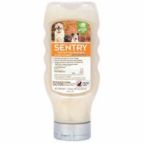 SENTRY Oatmeal Flea and Tick Shampoo for Dogs, Hawaiian Ginger, 18 oz