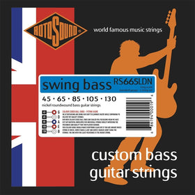 Rotosound RS665LDN Nickel 5 String Bass Guitar Strings (45 65 85 105 130)