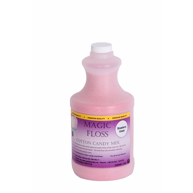 Paragon Magic Cotton Candy Floss, 4-Pound Easy Pour Bottle (Strawberry Cream)