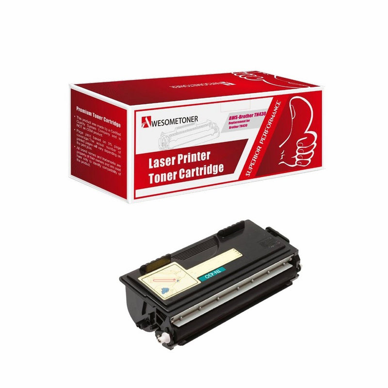 Awesometoner Unknown Compatible Toner Cartridge Replacement for Brother TN-430 ( Black , 1-Pack )