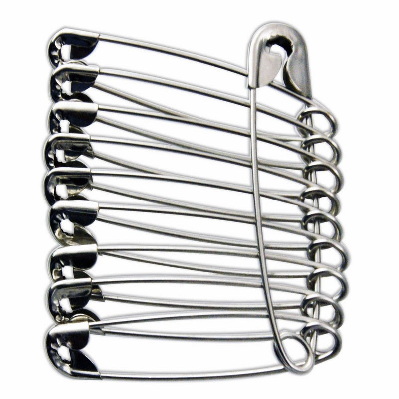 Set of 100 Extra-Large 1-3/4" Safety Pins