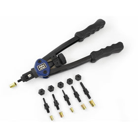 Astro Pneumatic Tool 1442 13" Hand Rivet Nut Setter Kit - Metric & SAE W/ 60pc Rivnuts