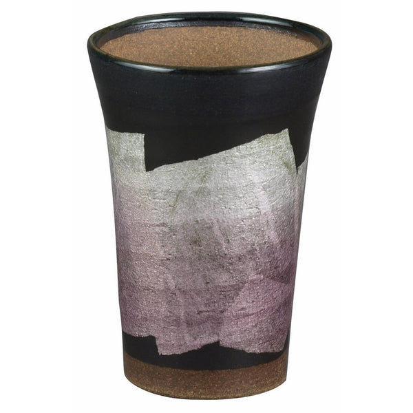 Kutani Nagomi Beer Cup Kyoto Purple