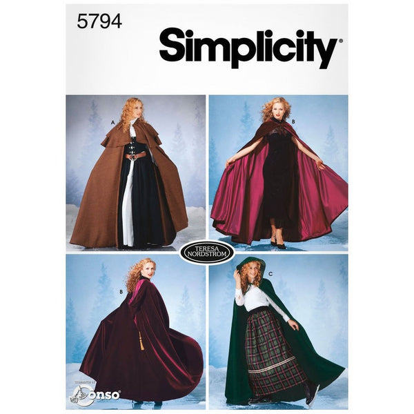 Simplicity Sewing Pattern 5794 Misses Costumes, A (XS-S-M-L)