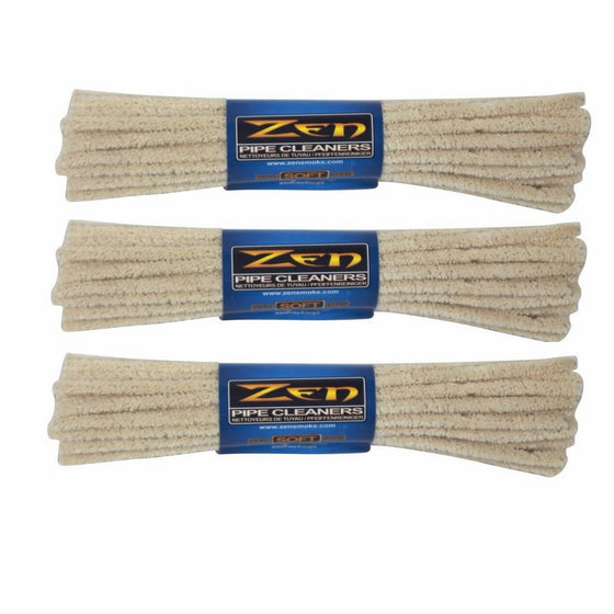 Zen 3 Bundles Pipe Cleaners, Soft, 132 Count