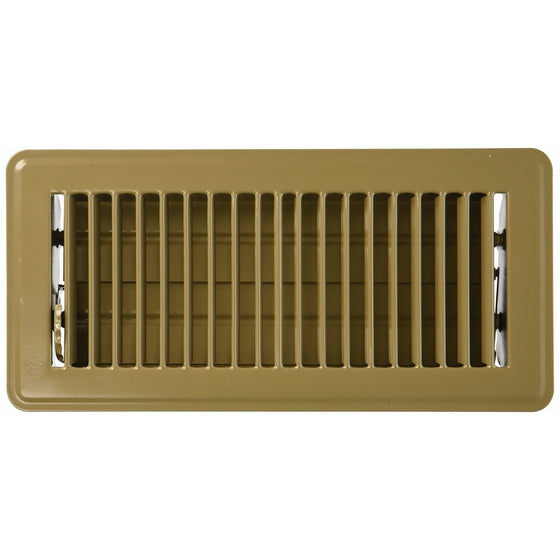 MINTCRAFT FR01-4X10B Floor Register Brown 4 X 10