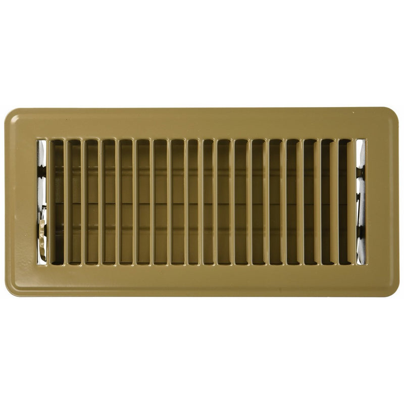MINTCRAFT FR01-4X10B Floor Register Brown 4 X 10