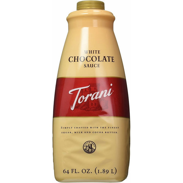 Torani White Chocolate Sauce, 64 Ounce