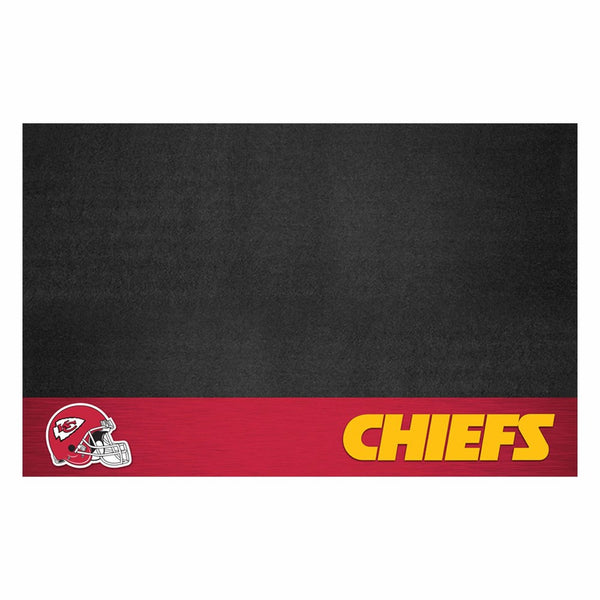 Fanmats 12189 NFL Kansas City Chiefs Vinyl Grill Mat