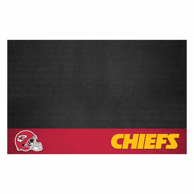 Fanmats 12189 NFL Kansas City Chiefs Vinyl Grill Mat