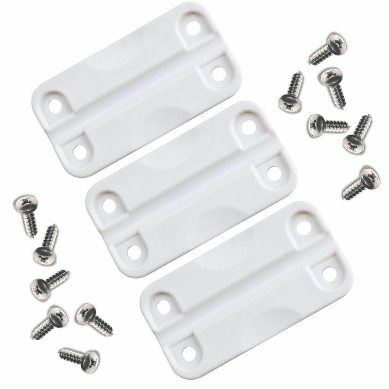 Igloo Cooler Plastic Hinges for Ice Chests (Set of 3)