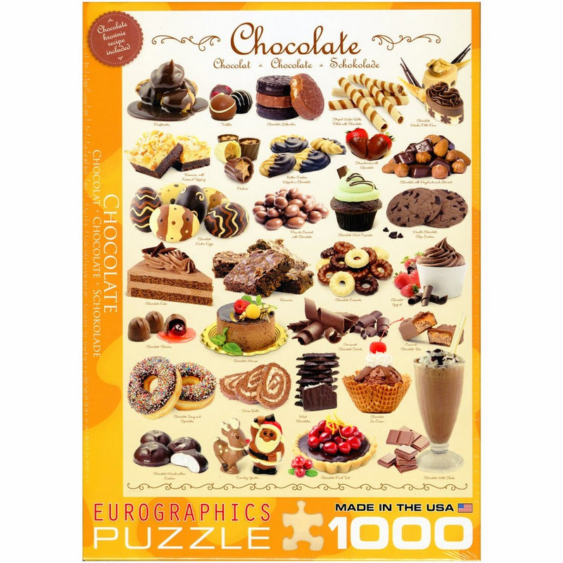 Eurographics Chocolate 1000-Piece Puzzle