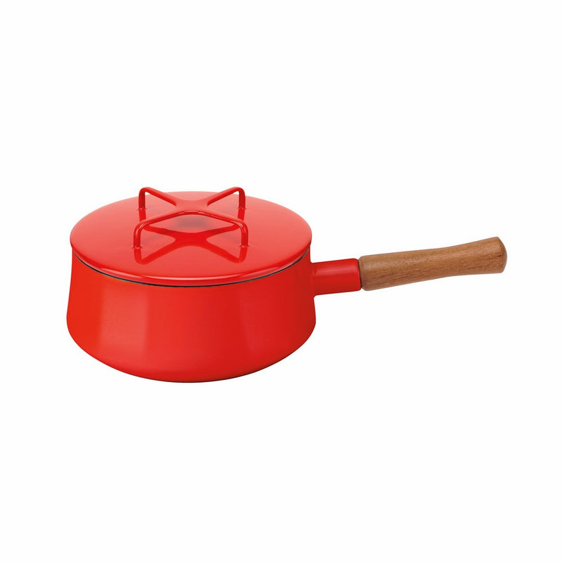 Dansk 834298 Kobenstyle Saucepan, 2-Quart, Chili Red