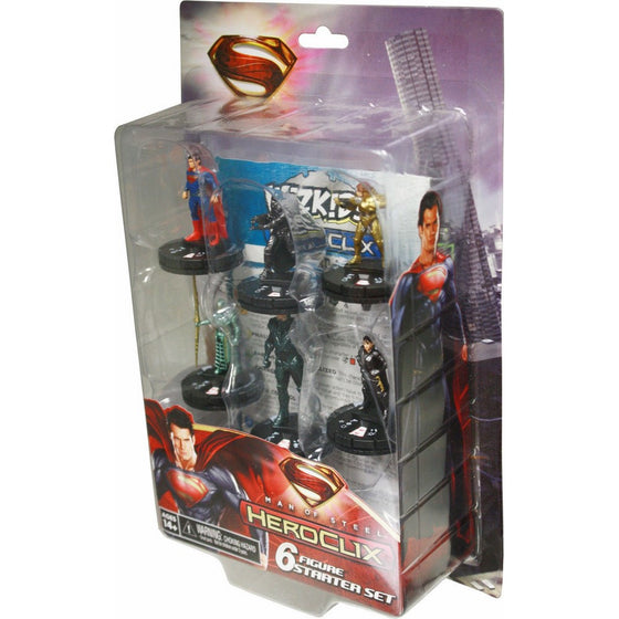 NECA Man of Steel HeroClix 6 Figure Starter Set by WizKids