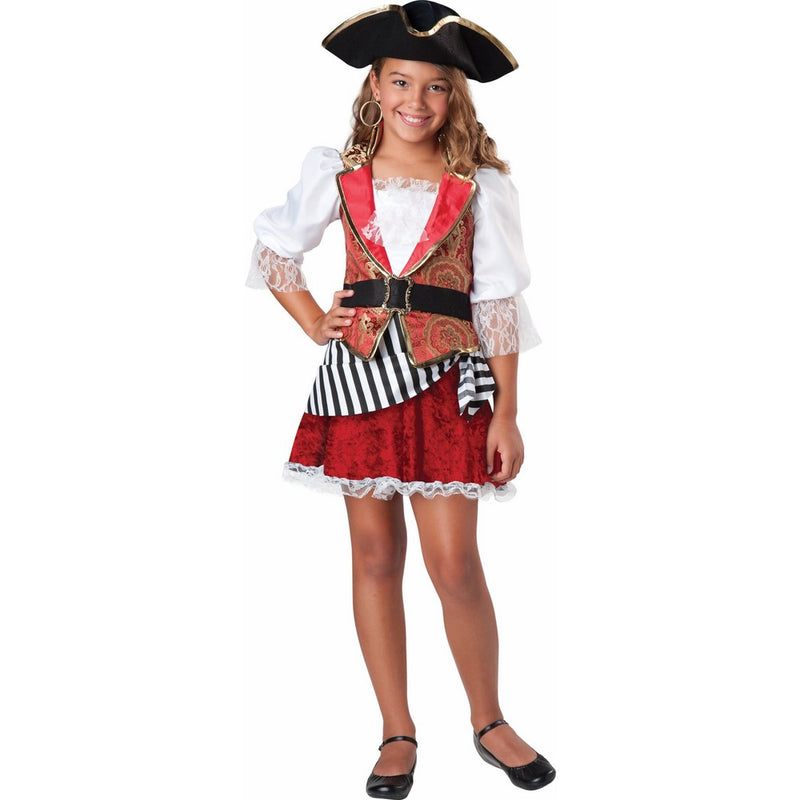 InCharacter Costumes Pretty Pirate Costume, Size 6/Small