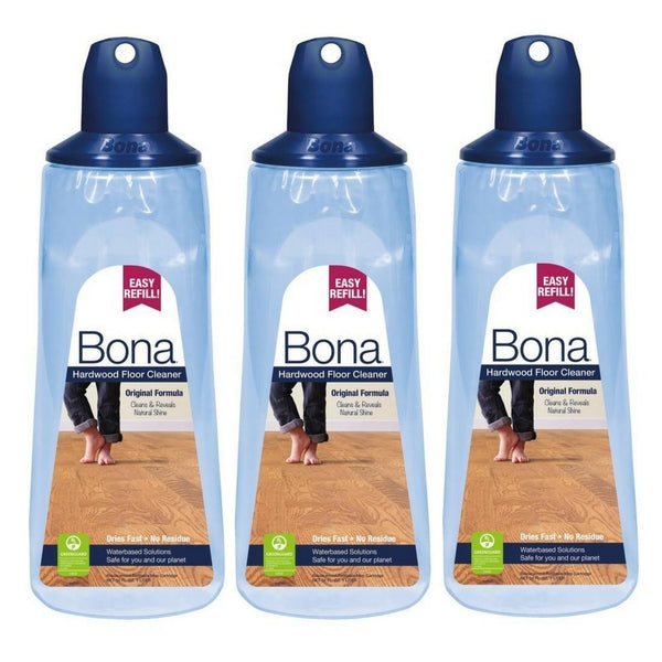 Bona WM700054001 Hardwood Floor Cleaner (3 Pack) 34 oz. Cartridge