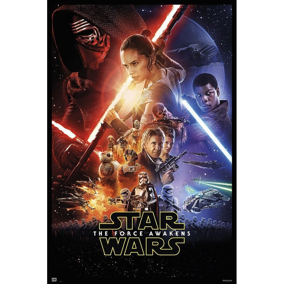 The Force Awakens Theatrical One Sheet Art 24x36 Poster