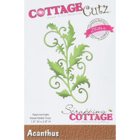 CottageCutz CCE-396 Acanthus Elites Die, 1.6" by 2.8"