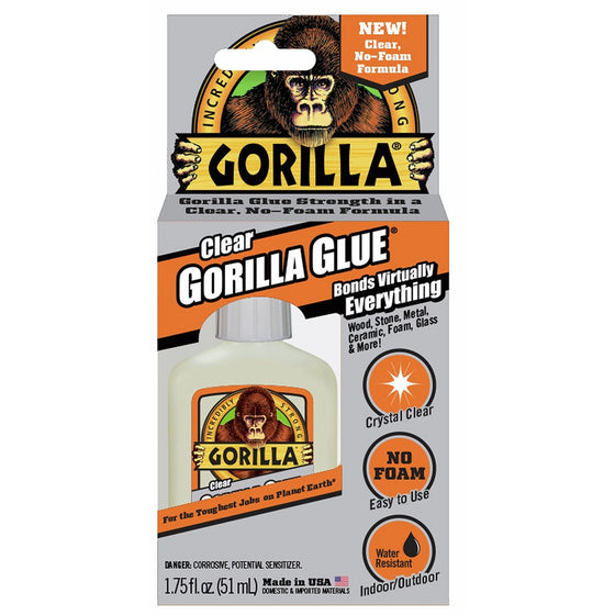 Gorilla 4500104 Clear Glue 1.75 oz, Clear