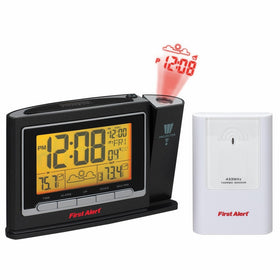 First AlertRadio Controlled Weather Station Projection Clock SFA2800