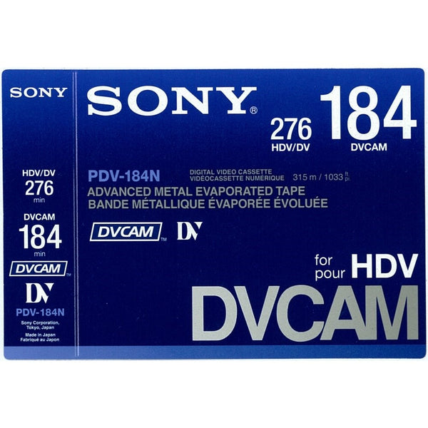 Sony PDV184N DVCAM 184 Minute Tape