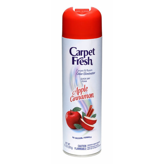 Carpet Fresh 10.5 oz No-Vacuum Apple Cinnamon Fragrance (Pack of 1)