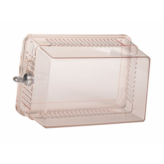 Lux Products BB3001-004 Large Locking Thermostat Guard, Clear