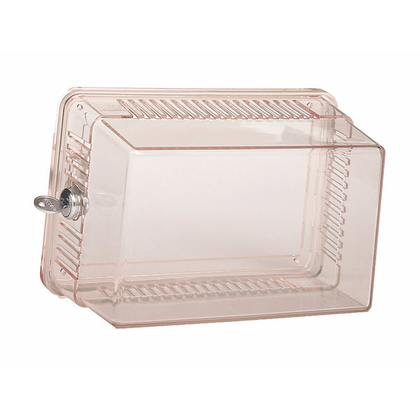 Lux Products BB3001-004 Large Locking Thermostat Guard, Clear