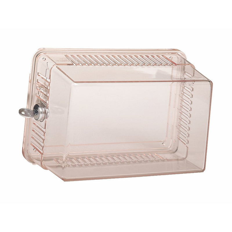 Lux Products BB3001-004 Large Locking Thermostat Guard, Clear