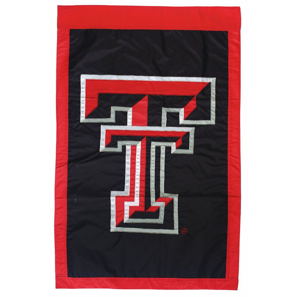 NCAA Texas Tech Red Raiders Double Sided 29 x 44-Inch Applique Flag