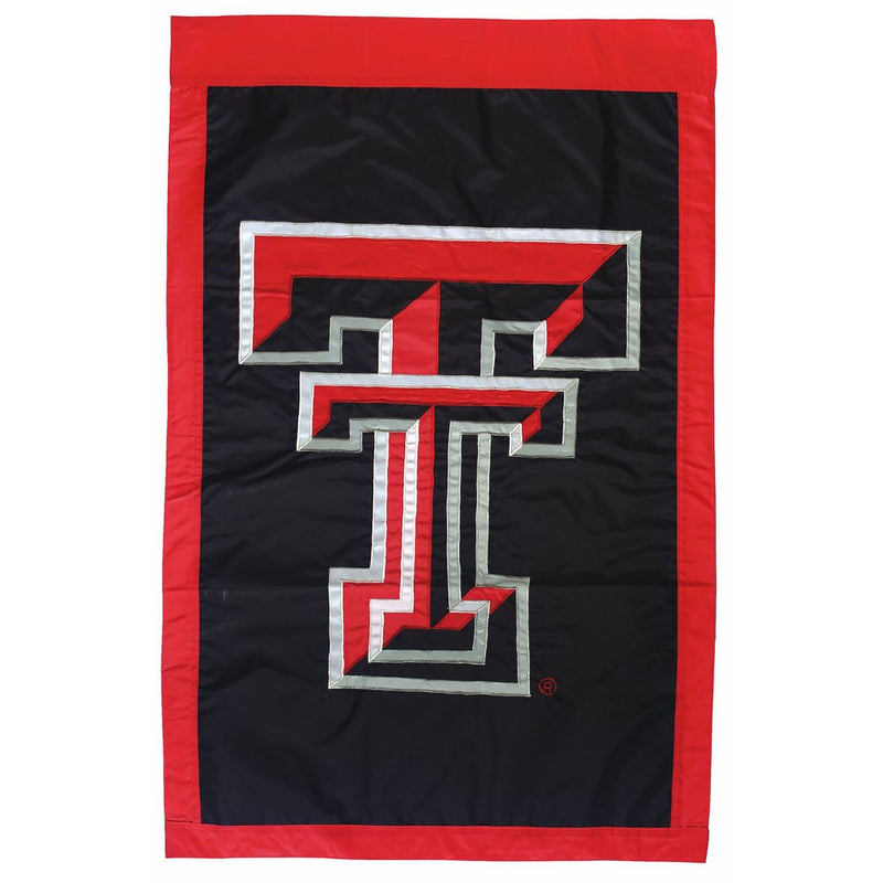 NCAA Texas Tech Red Raiders Double Sided 29 x 44-Inch Applique Flag