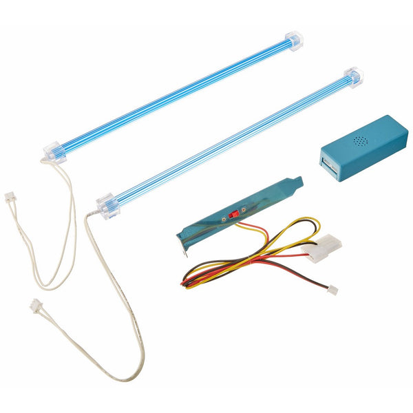 Logisys CLK12BL2 Dual Cold Cathode Light Kit, Blue