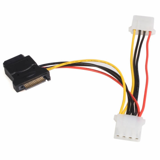 StarTech.com SATA to LP4 Power Cable Adapter with 2 Additional LP4 (LP4SATAFM2L)