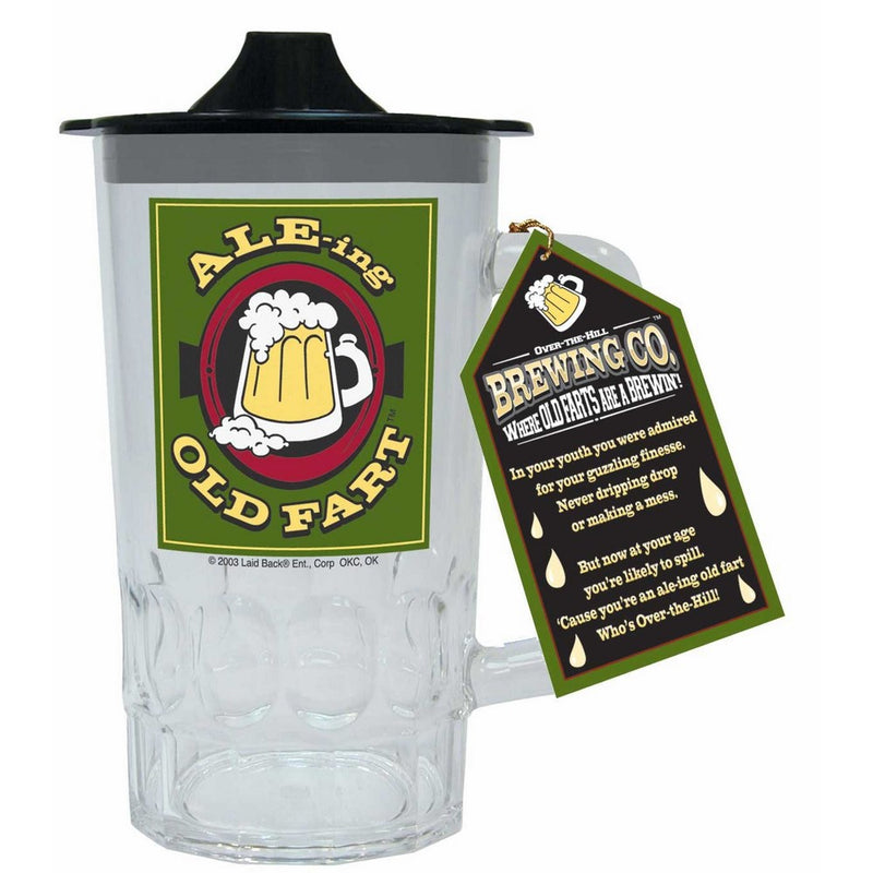 Laid Back Ale-ing Old Fart Sippie Beer Stein