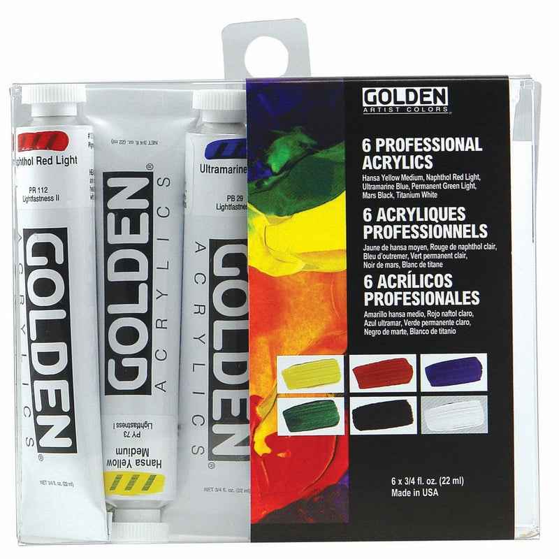Golden Heavy Body Acrylic Introductory Set (0000074-0)