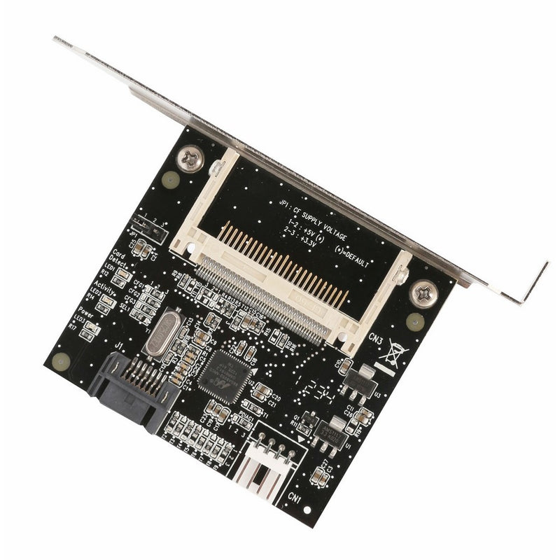 Syba SD-ADA40001 Compact Flash to SATA II Adapter Card with PCI Mounting Bracket, Black