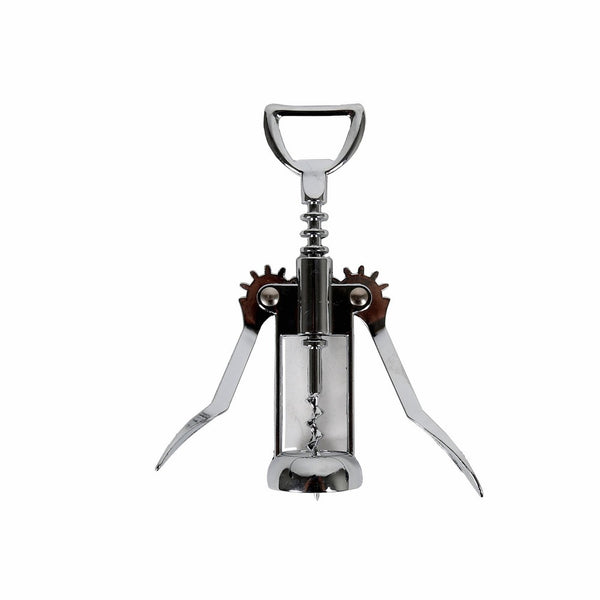 Luciano, 7.5 inches, Winged Corkscrew, Silver