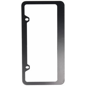 Blank Black Metal License Plate Frame