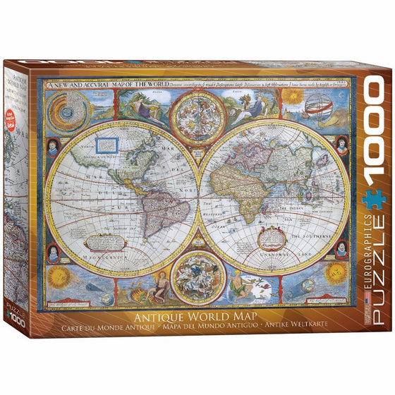 EuroGraphics New and Accurate Map of the World Puzzle (1000-Piece)