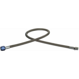DEI 080202 CryO2 Stainless Steel Braided Hose, 4AN Female x 1/8 NPT Male, 2'