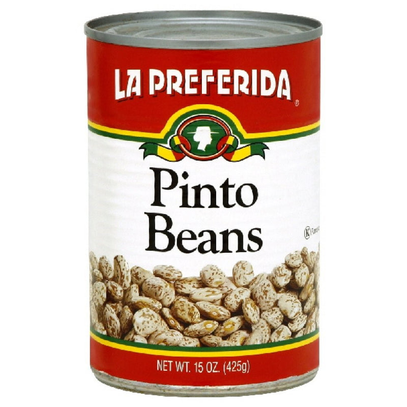 La Preferida Beans Pinto (Frijoles Pinto), 15-Ounce (Pack of 24)